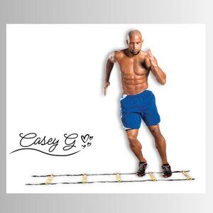 NEW* Beachbody/Bodi Insanity The Asylum Agility ladder & skipping rope s…